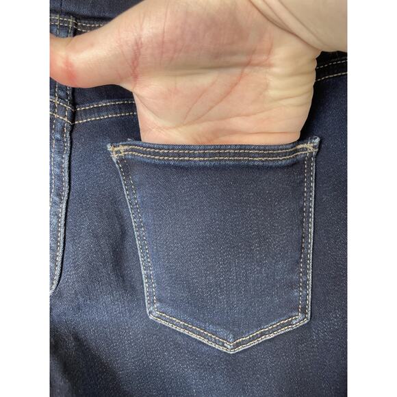 Universal Thread Jeans Womens 00 24R Dark Wash High Rise Pull-On Jegging Skinny - Picture 7 of 13